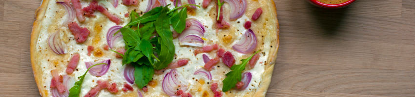 Flammkuchen Party, 60cm x 40cm Banner