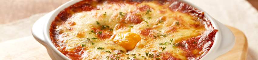 Überbackene Gerichte Banner